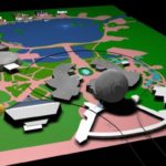 EPCOT Center 3D Render Model – 121801