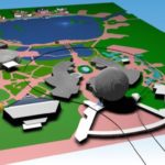 EPCOT Center 3D Render Model – 122301