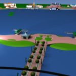 EPCOT Center 3D Render Model – Bridge to World Showcase – 122701