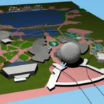 EPCOT Center 3D Render Model – 1602