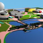 EPCOT Center 3D Render Model 11302d