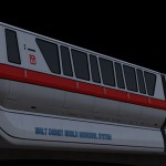 Disney Mark IV Monorail Red model